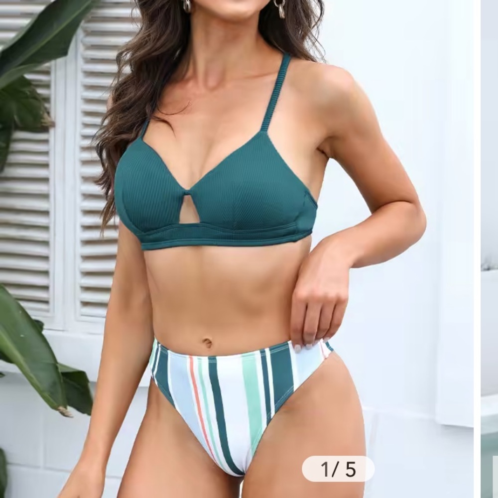 Cupshe high waisted 2 piece
